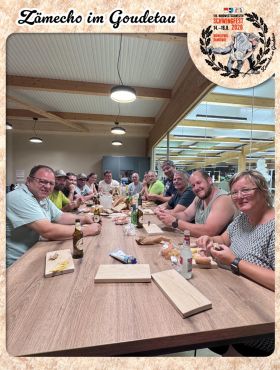 Gestern, am 13.07.2026, war es so weit: Unsere letzte «grosse» OK-Sitzung hat stattgefunden. Das musste natürlich mit einem Bierchen und einem feinen Plättli gefeiert werden! 🍻🧀
Am 24.09.2024 fand unsere erste Sitzung statt. Nach insgesamt 13 Sitzungen, unzähligen Stunden Planung und viel Herzblut stehen wir nun kurz vor dem Ziel.
Kaum zu glauben, dass unser Fest in genau einem Monat Realität wird! Wir freuen uns riesig darauf und sind überzeugt, gemeinsam ein unvergessliches Fest auf die Beine zu stellen. 🎉
#nws2026 #schwingfest2026